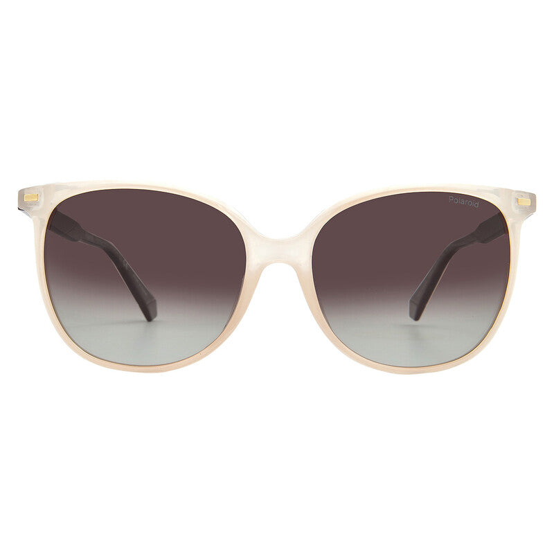 Polaroid PLD 4125/G/S Women's Polarized Square Sunglasses – White