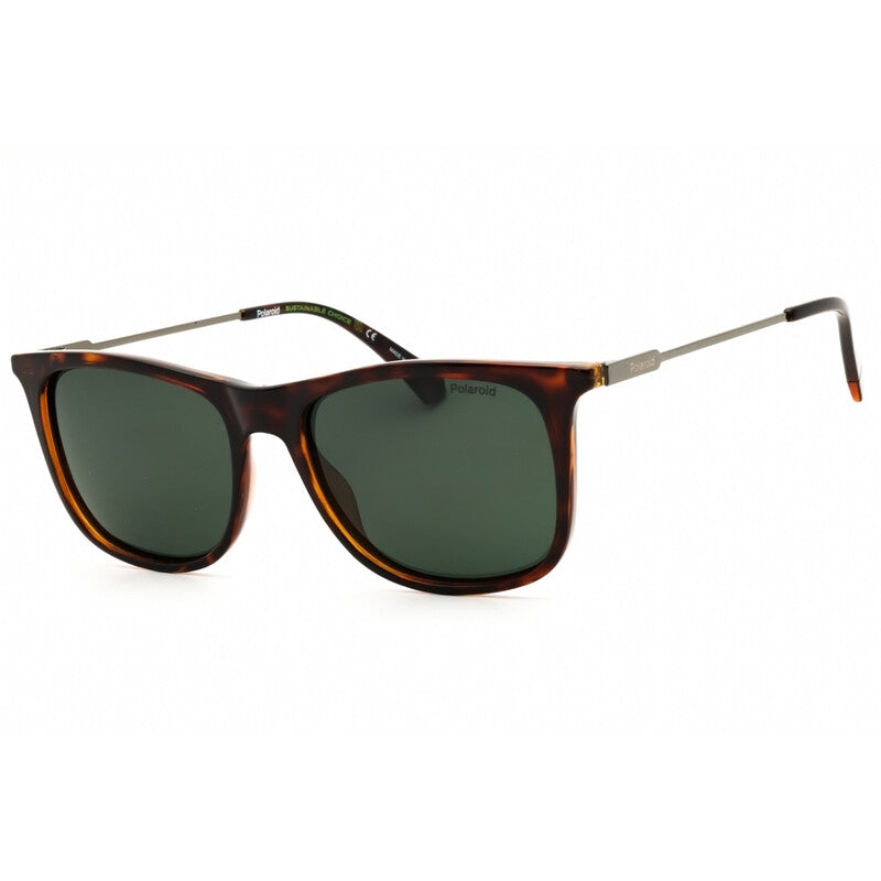 Polaroid PLD 4145/S/X Men's Polarized Square Sunglasses – Havana