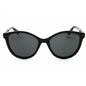 Polaroid PLD 4133/S/X Women's Polarized Oval Sunglasses – Shiny Black