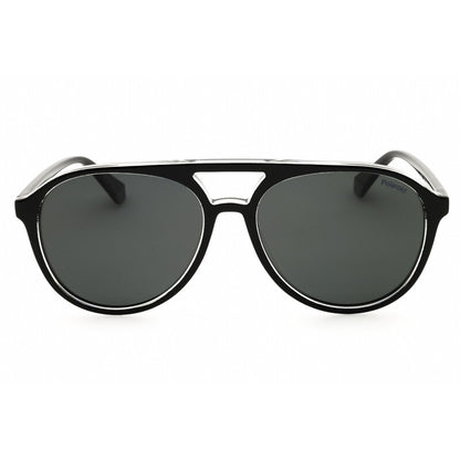 Polaroid PLD 4162/S Unisex Polarized Pilot Sunglasses – Black Crystal