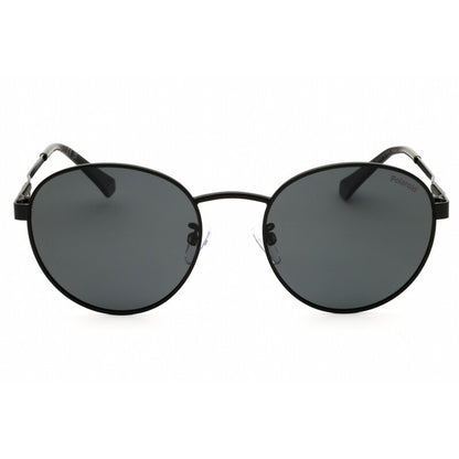 Polaroid PLD 2144/G/S/X Unisex Polarized Round Sunglasses – Matte Black