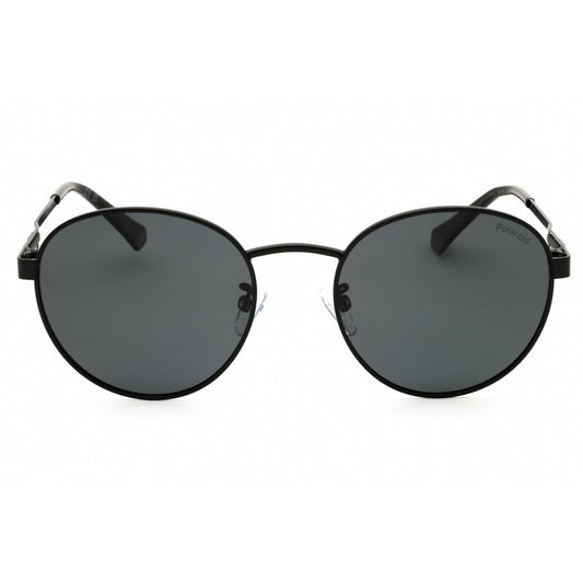 Polaroid PLD 2144/G/S/X Unisex Polarized Round Sunglasses – Matte Black