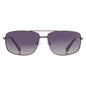 Polaroid PLD 2101/S Unisex Polarized Rectangular Sunglasses – Dark Ruthenium