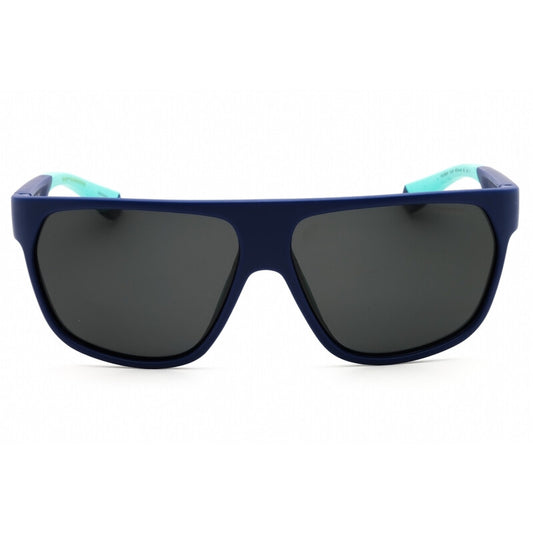 Polaroid PLD 7053/S Women's Polarized Square Sunglasses – Matte Blue