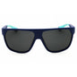 Polaroid PLD 7053/S Women's Polarized Square Sunglasses – Matte Blue