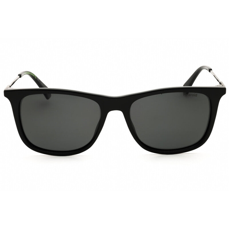 Polaroid PLD 4145/S/X Men's Polarized Square Sunglasses – Black
