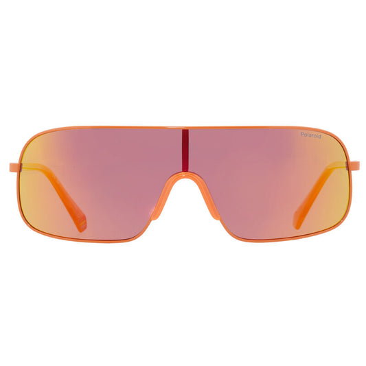 Polaroid PLD 6222/S Unisex Polarized Round Sunglasses – Orange