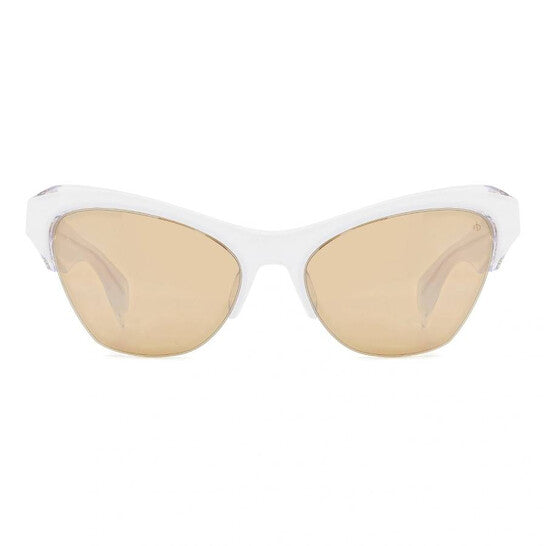 Rag And Bone  Brown Silver Flash Mirror Cat Eye Ladies Sunglasses
