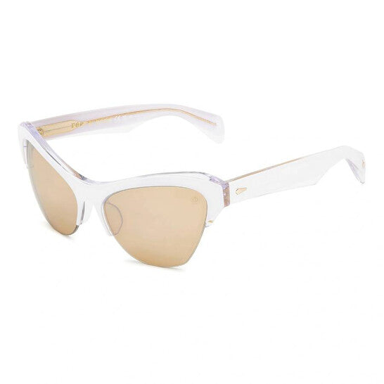 Rag And Bone  Brown Silver Flash Mirror Cat Eye Ladies Sunglasses