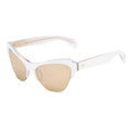 Rag And Bone  Brown Silver Flash Mirror Cat Eye Ladies Sunglasses