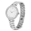Swarovski Matrix Quartz Crystal Silver Dial Ladies Watch