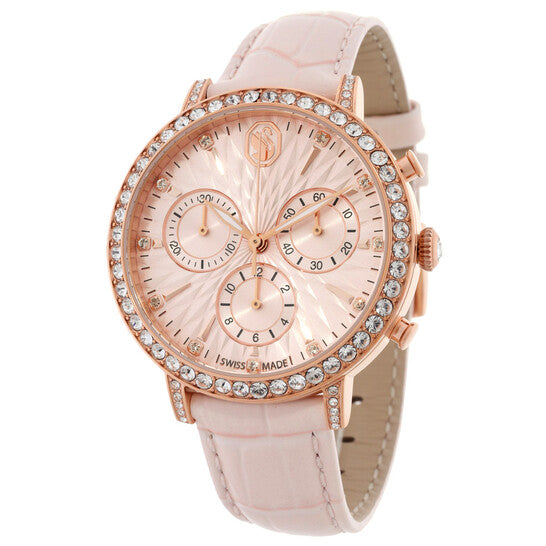 Swarovski Matrix Tennis Chrono Quartz Crystal Ladies Watch