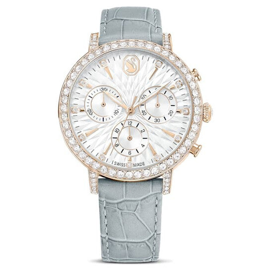 Swarovski Matrix Tennis Chrono Quartz Crystal Watch