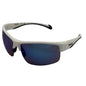 Timberland TB7293 Men's Mirrored Semi-Rimless Square Sunglasses – White