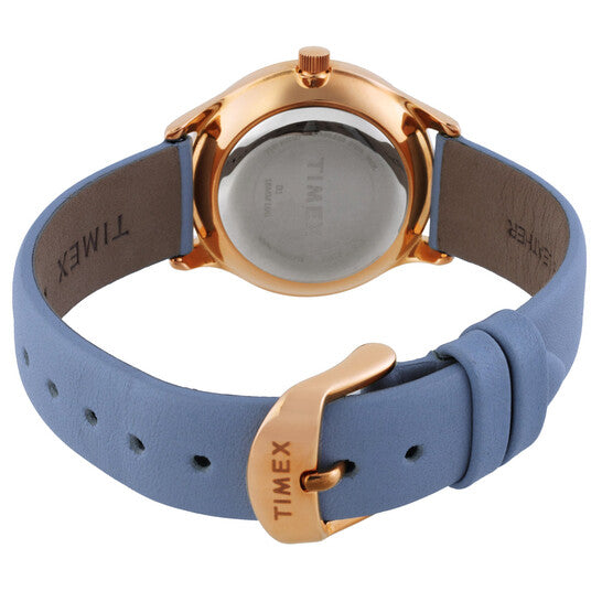 Timex Celestial Quartz White Dial Ladies Watch