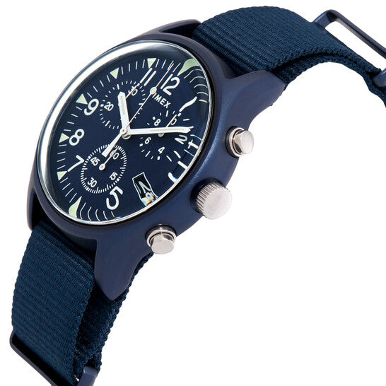 Timex MK1 Chronograph Quartz Blue Dial Men's Watch
