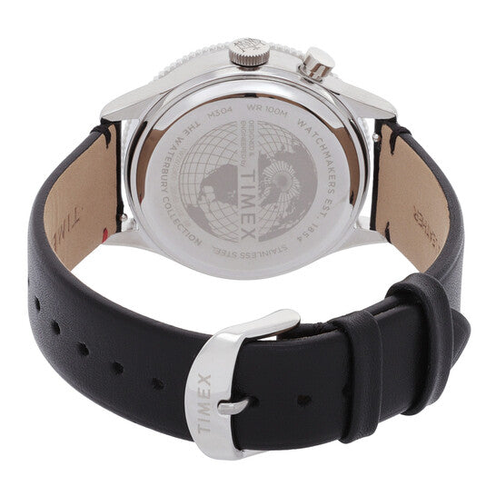 Timex Waterbury Traditional GMT Quartz Black Dial Coke Bezel Men's Watch