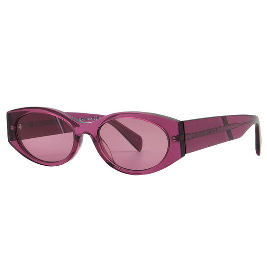 Tommy Hilfiger  Purple Oval Ladies Sunglasses