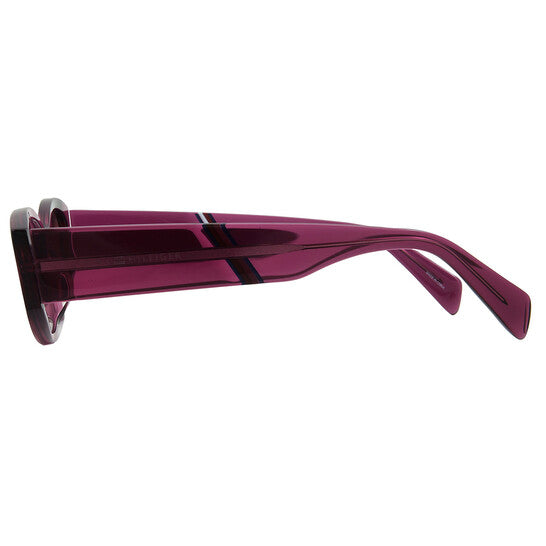Tommy Hilfiger  Purple Oval Ladies Sunglasses