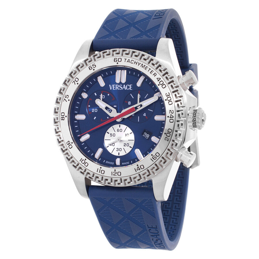Versace  Chronograph Quartz Blue Dial Men's Watch
