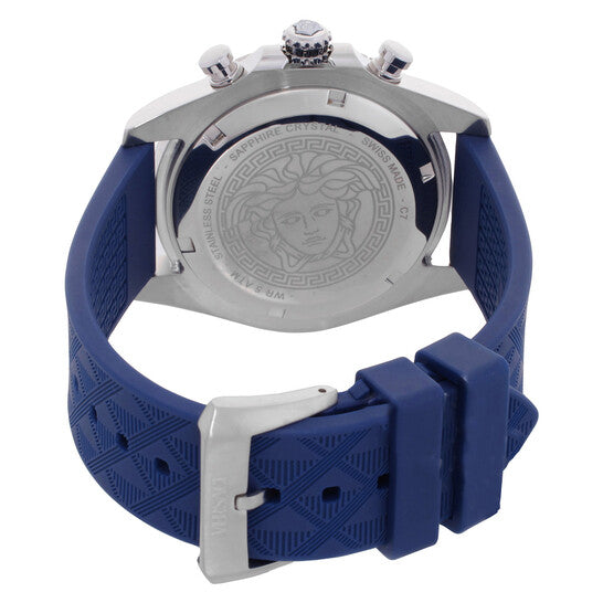 Versace  Chronograph Quartz Blue Dial Men's Watch