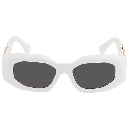 Versace  Dark Gray Irregular Men's Sunglasses