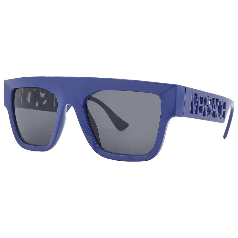 Versace Browline Sunglasses – Bluette/Dark Grey (VE4430U)
