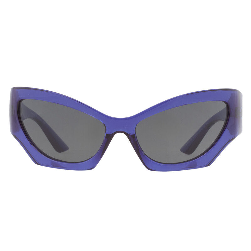 Versace Cat Eye Sunglasses – Violet/Dark Grey (VE4450)