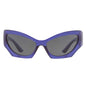 Versace Cat Eye Sunglasses – Violet/Dark Grey (VE4450)