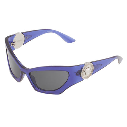 Versace Cat Eye Sunglasses – Violet/Dark Grey (VE4450)