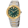 Versace  Greca Logo Quartz Green Dial Two-tone Ladies Watch